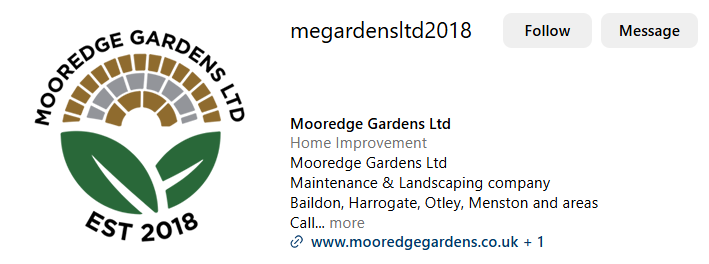 Mooredge Gardens Instagram